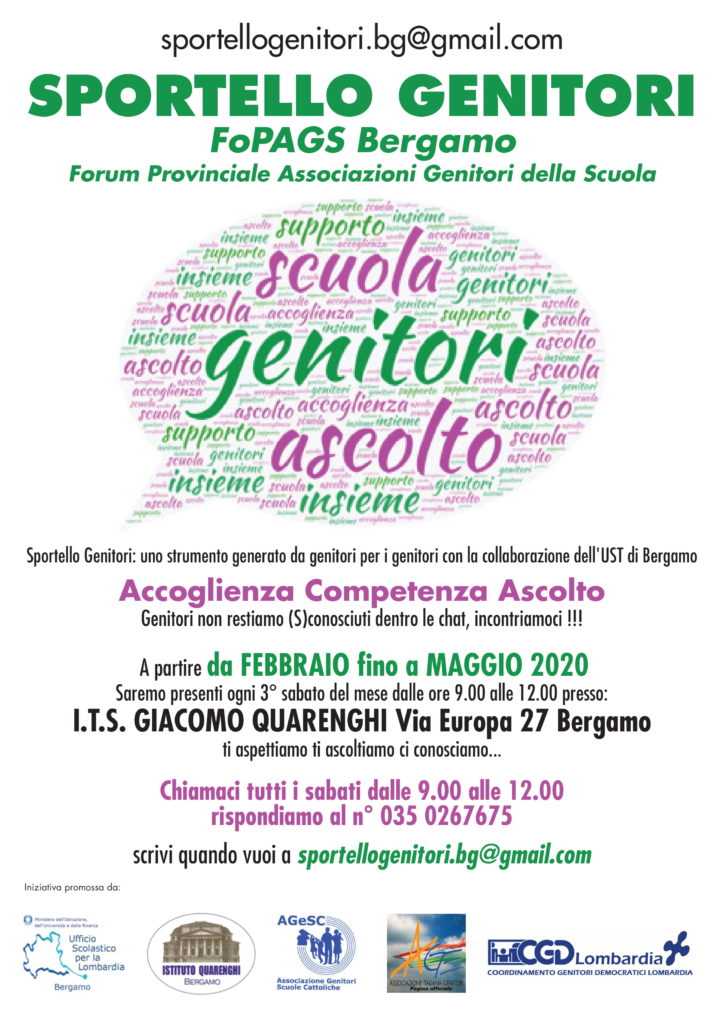 SPORTELLO GENITORI FoPAGS BERGAMO